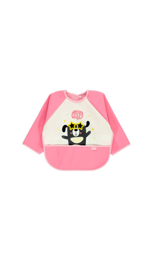BabyjemWaterproofActivityApronBibPink BabyjemWaterproofActivityApronBibPink