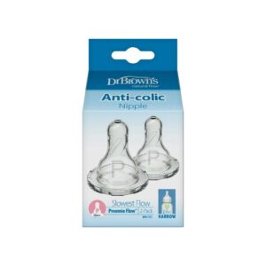 DrBrown'sAntiColicNipplePreemieFlow2Pck2