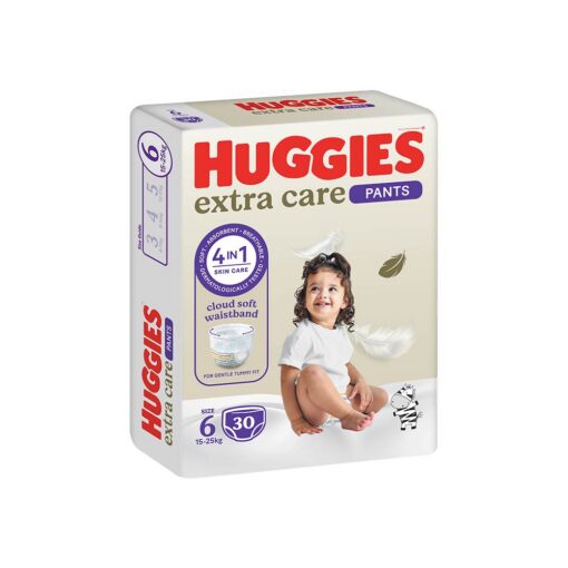 Huggies Extra Care Size 6 (15-25kg) - 30 Pants Jumbo Pack
