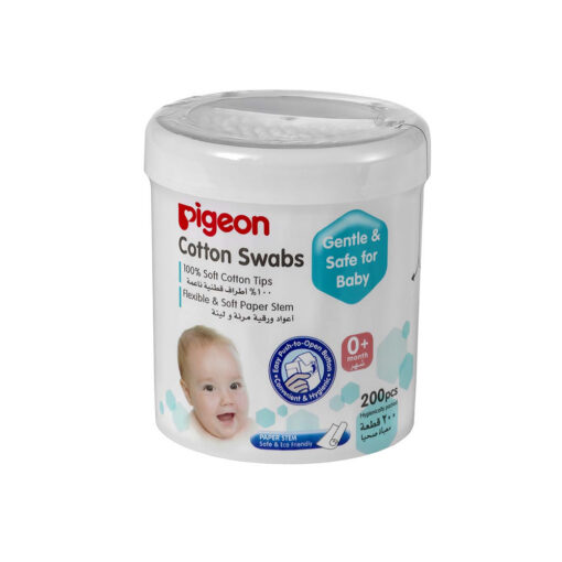 PigeonCottonSwabsThinStem200Pcs PigeonCottonSwabsThinStem200Pcs