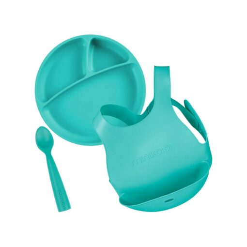 Minikoioi Feeding Set - Aqua Green Minikoioi Feeding Set - Aqua Green
