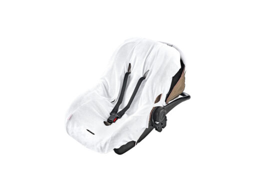 Babyjem Car Seat Towel Cover Small – White Babyjem Car Seat Towel Cover Small – White