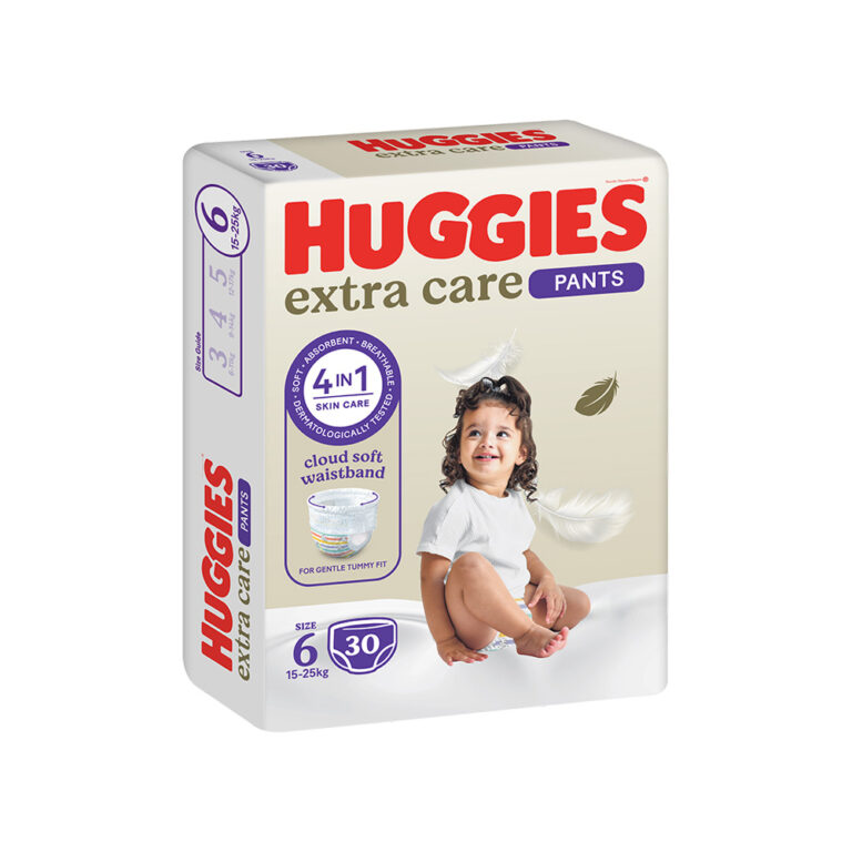 Huggies Extra Care Size 6 (15-25kg) - 30 Pants