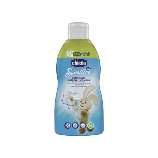 Chicco Sensitive Bottle & Dish Cleanser (Fragrance Free) - 300ml Chicco Sensitive Bottle & Dish Cleanser (Fragrance Free) - 300ml
