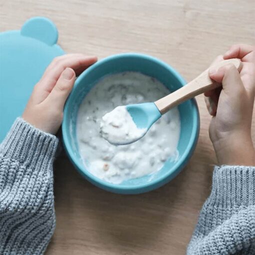 Minikoioi Bowly Stay-Put Suction Bowl with Lid - Blue Minikoioi Bowly Stay-Put Suction Bowl with Lid - Blue