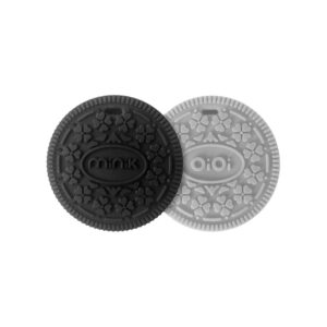 Minikoioi Cookee Teether - Black & Gray