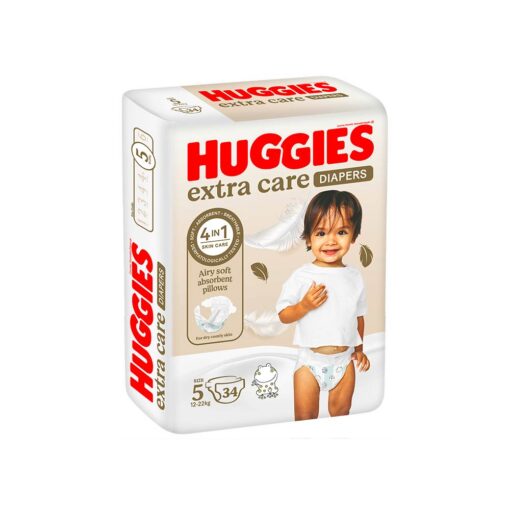 6084011840040-Huggies-Ultra-Comfort-Size-5-34-Diapers-Value-Pack Huggies Extra Care Size 3 (4-9kg) - 42 Diapers Value Pack