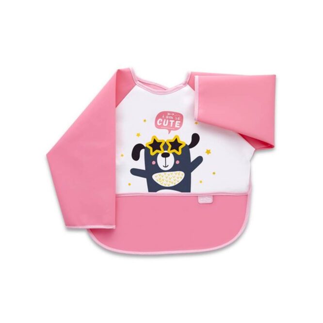 Babyjem Waterproof Activity Apron Bib - Pink