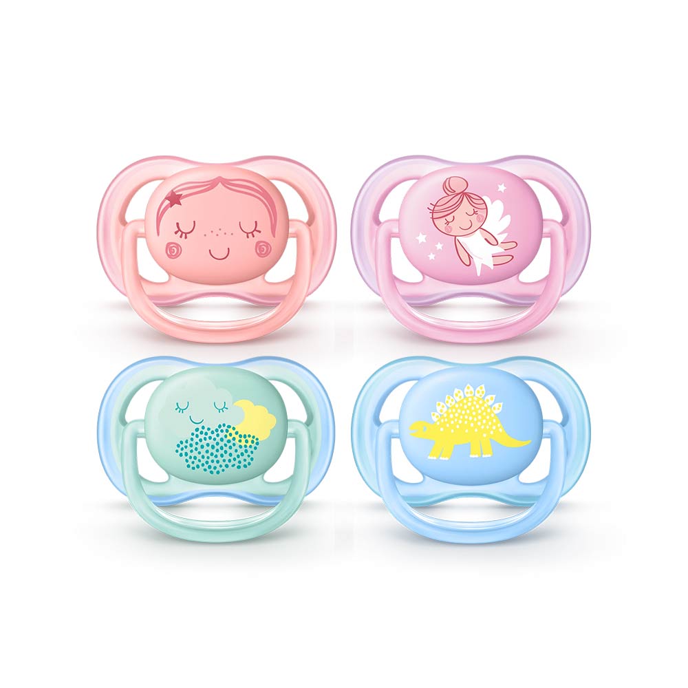 Philips Avent Ultra Air Pacifiers (0-6m) Mix - 2 Pcs