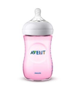 Philips Avent Natural Response Plastic Bottle (1m+) Pink - 260ml
