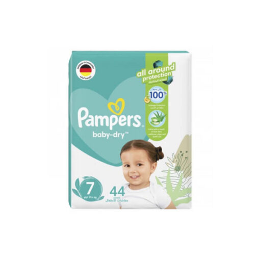 Pampers Baby Dry Size 7 (15+kg) - 44 Diapers