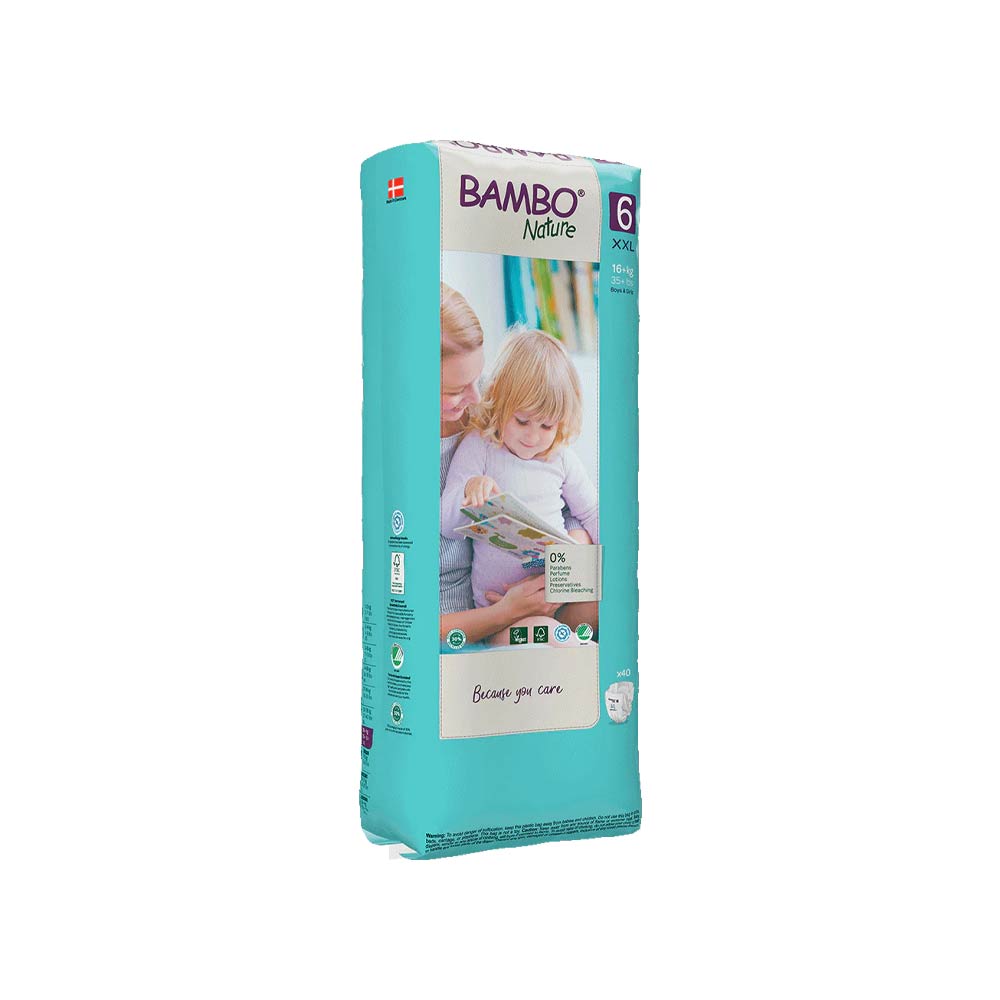 BAMBO Nature Size 6 XXL (16+kg) 40 Diapers