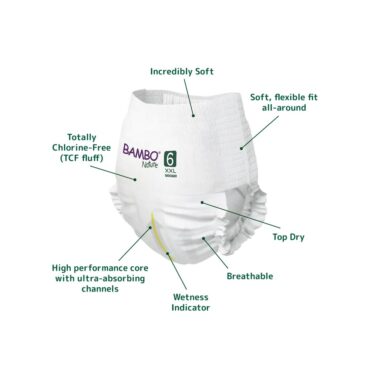 BAMBO Nature Size 6 XXL (15+kg) – 18 Pants BAMBO Nature Size 6 XXL (15+kg) - 18 Pants