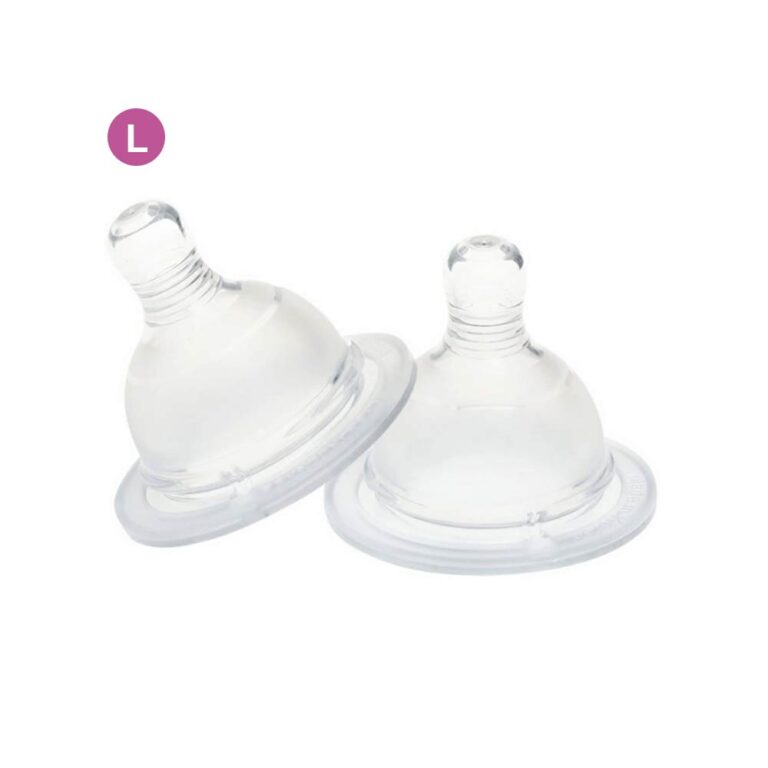 Spectra Wide Neck Nipples Large (5-7m) – 2 Pcs