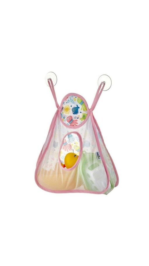 BathToyOrganizerPink Babyjem Baby Bath Toy Organizer - Pink