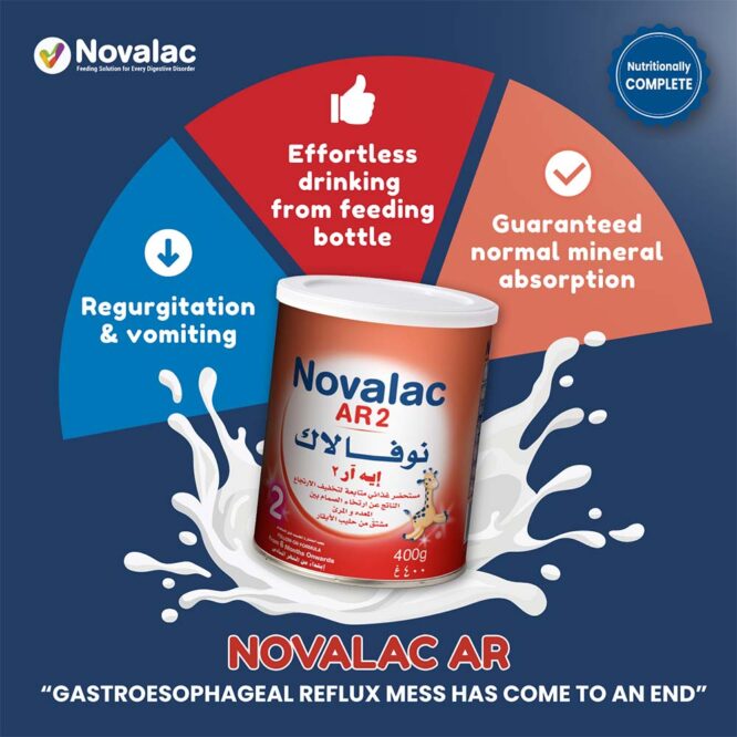 Novalac AR2 | Anti-Regurgitation Follow On Milk Formula Powder (6m+) 400g