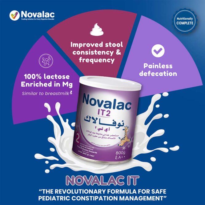 Novalac IT3 | Anti-Constipation Growing Up Milk Formula Powder (1-3yrs) 800g