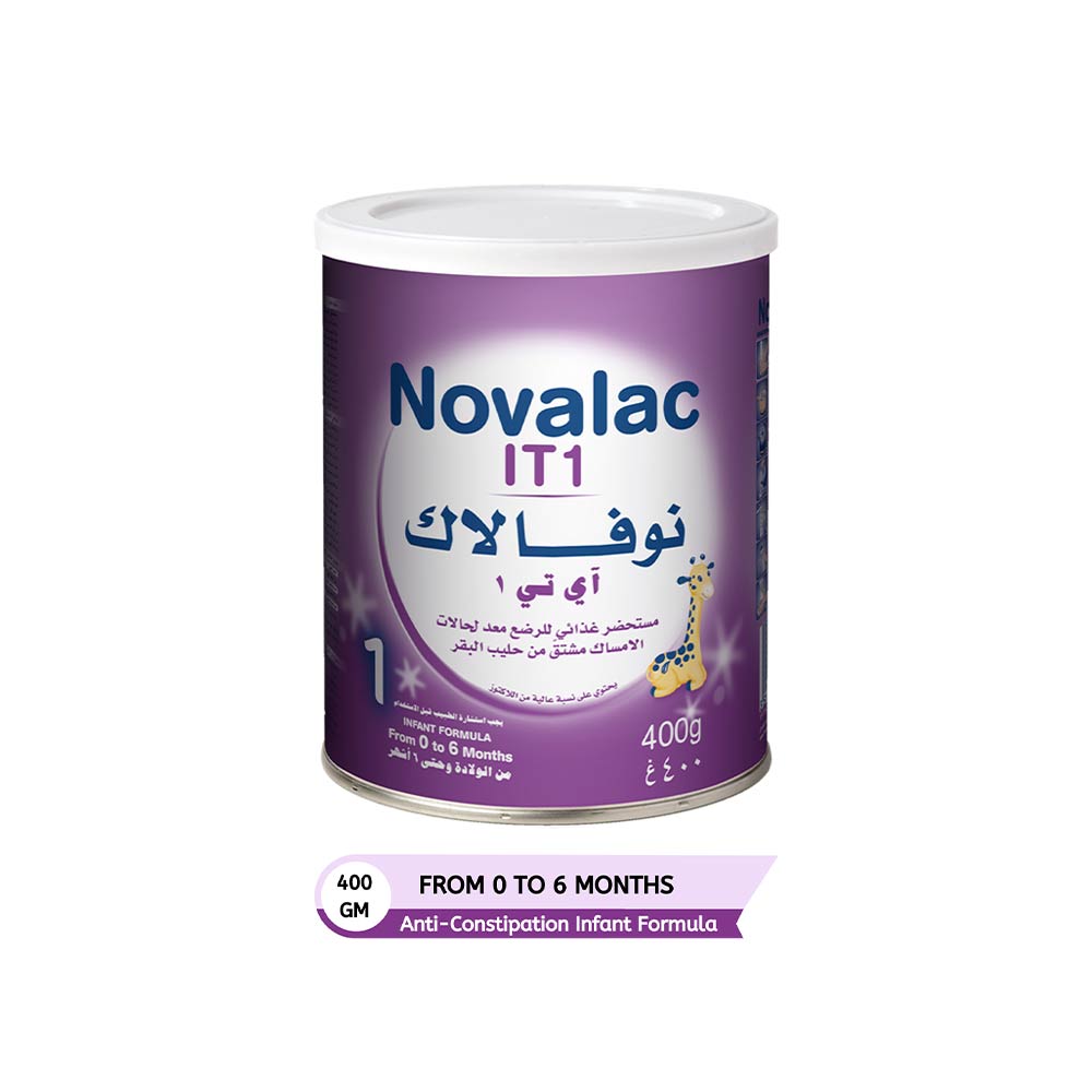 Novalac IT1 | Anti-Constipation Infant Milk Formula Powder (0-6m) 400g