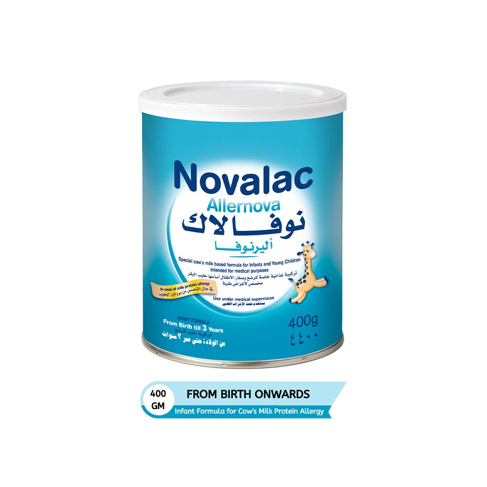 Novalac Allernova | Extensively Hydrolyzed Milk Formula Powder (0-3yrs) 400g