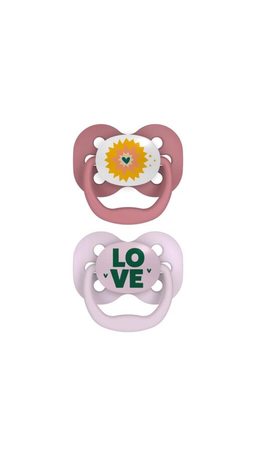 Dr. Brown's Advantage Pacifier (0-6m) Pink - 2 Pcs Dr. Brown's Advantage Pacifier (0-6m) Pink - 2 Pcs