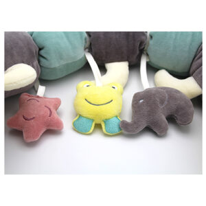 Babyjem-Cotton-Velvet-Caterpillar-Pillow-–-Green-gallery-2