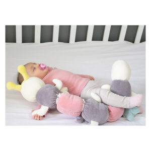 Babyjem-Cotton-Velvet-Caterpillar-Pillow-–-Green-gallery-1