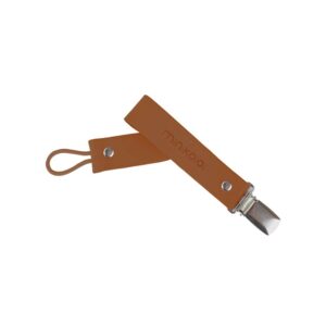 Minikoioi Klips Pacifier Holder - Cinnamon Brown