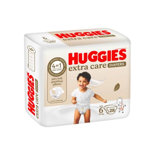 Huggies Extra Care Size 6 (15+kg) - 28 Diapers Value Pack Huggies Extra Care Size 6 (15+kg) - 28 Diapers Value Pack
