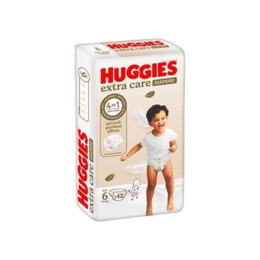 Huggies Extra Care Size 6 (15+kg) - 42 Diapers Jumbo Pack