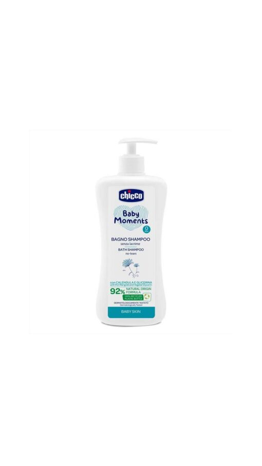 Chicco Baby Moments No Tears Shampoo 500ml Chicco Baby Moments No Tears Shampoo - 500ml