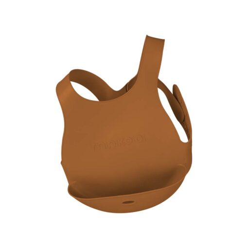 Minikoioi Flexi Bib - Woody Brown Minikoioi Flexi Bib - Woody Brown