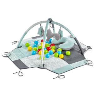 Babyjem Play Mat with Balls & Toys - Green