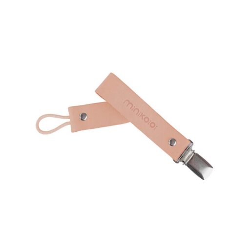 Minikoioi-Klips-UnicornPink Minikoioi Klips Leather Pacifier Holder - Unicorn Pink