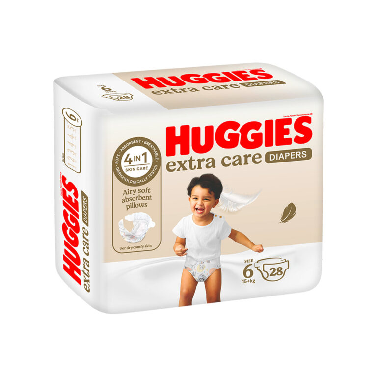 Huggies Extra Care Size 6 (15+kg) - 28 Diapers Value Pack