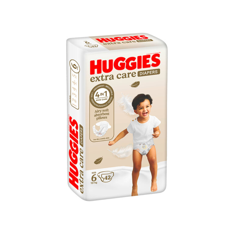 Huggies Extra Care Size 6 (15+kg) - 42 Diapers Jumbo Pack