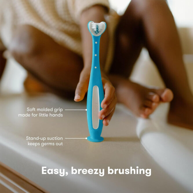 Fridababy Triple-Angle Toothhugger Toothbrush (2Yrs+) Blue