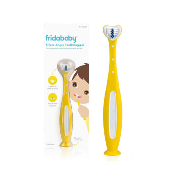 Fridababy Triple-Angle Toothhugger Toothbrush (2Yrs+) Yellow