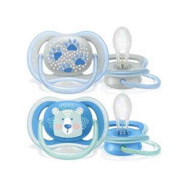 Philips Avent Ultra Air Pacifiers (6-18m) Mix, Animals - 2 Pcs