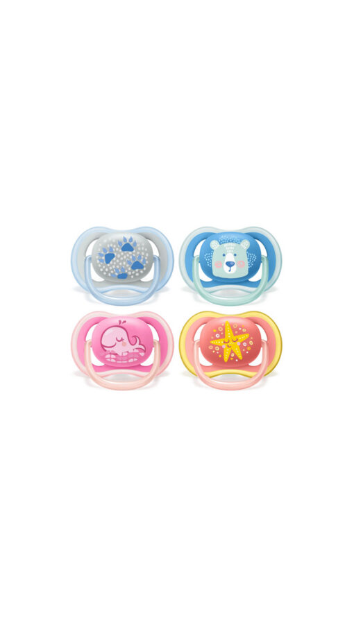 PhilipsaventUltaair6-18monhs Philips Avent Ultra Air Pacifier (6-18m) – Blue Pack of 2