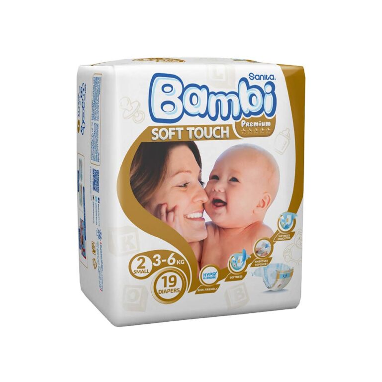 Sanita Bambi Size 2 Small (3-6kg) - 19 Diapers