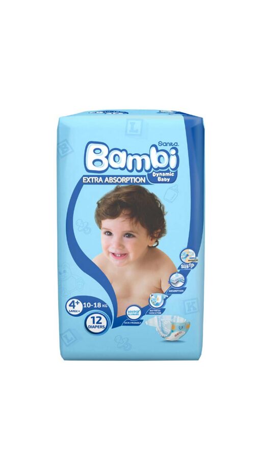 SanitaBambiSize4Large1018kg12Diapers2 SanitaBambiSize4Large1018kg12Diapers2