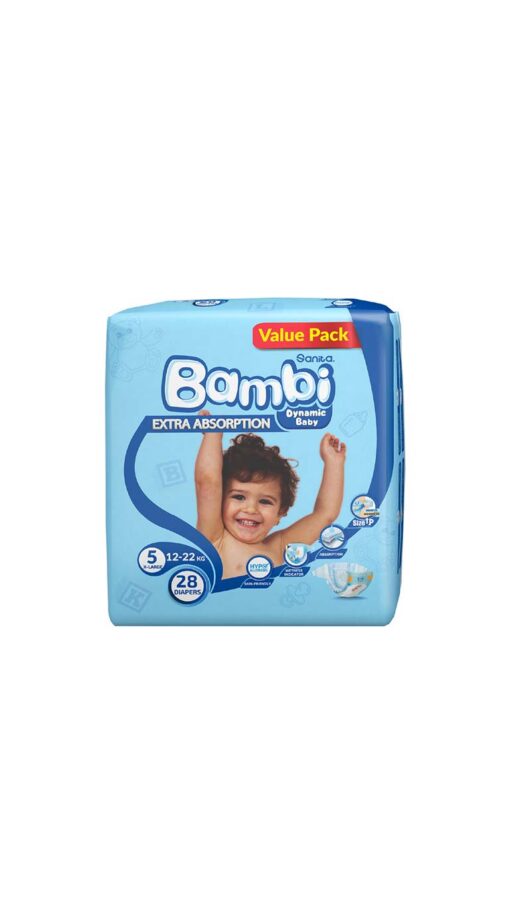 SanitaBambiSize5XLarge28DiapersValuePack2 SanitaBambiSize5XLarge28DiapersValuePack2