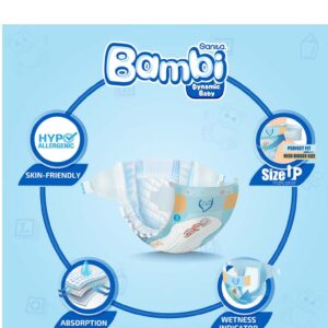 SanitaBambiSize5XLarge28DiapersValuePack3