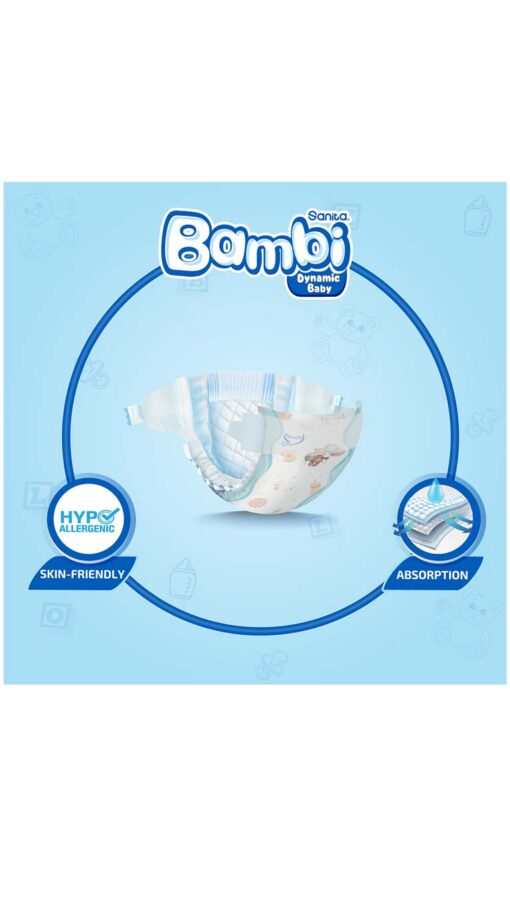 SanitaBambiSize6-XXLarge(16+kg)21DiapersValuePack3 SanitaBambiSize6-XXLarge(16+kg)21DiapersValuePack3