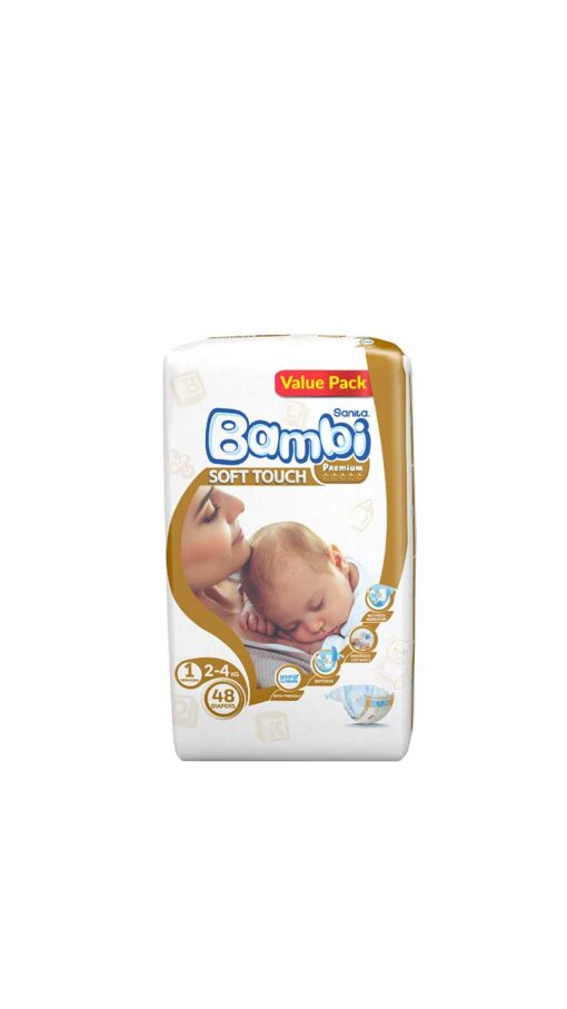 SanitaBambiSize2Small(3-6kg)48DiapersValuePack4 SanitaBambiSize2Small(3-6kg)48DiapersValuePack4
