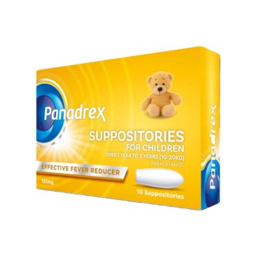 Panadrex 125mg - 10 Suppositories