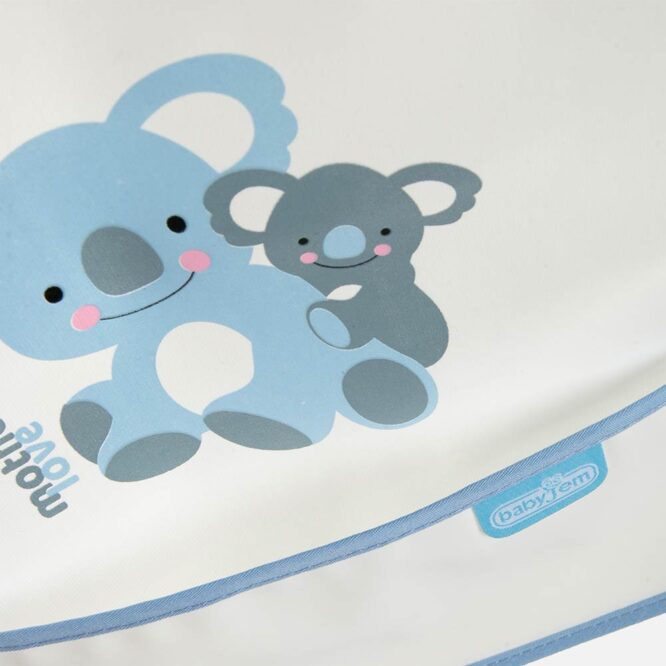 Babyjem Poly Small Bib - Mother's Love Blue