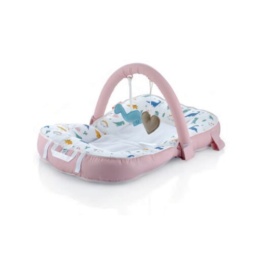 Babyjem Lay Sit Play Cushion - Dino Pink Babyjem Lay Sit Play Cushion - Dino Pink
