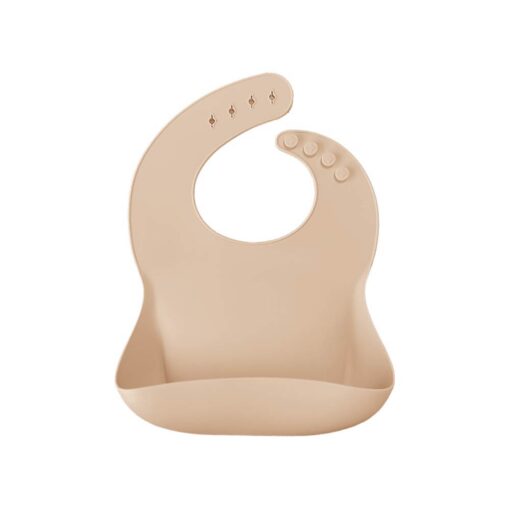 Minikoioi Basics Bib - Bubble Beige Minikoioi Basics Bib - Bubble Beige