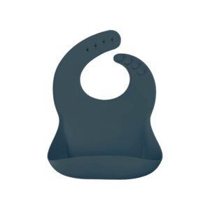Minikoioi Basics Bib - Deep Blue